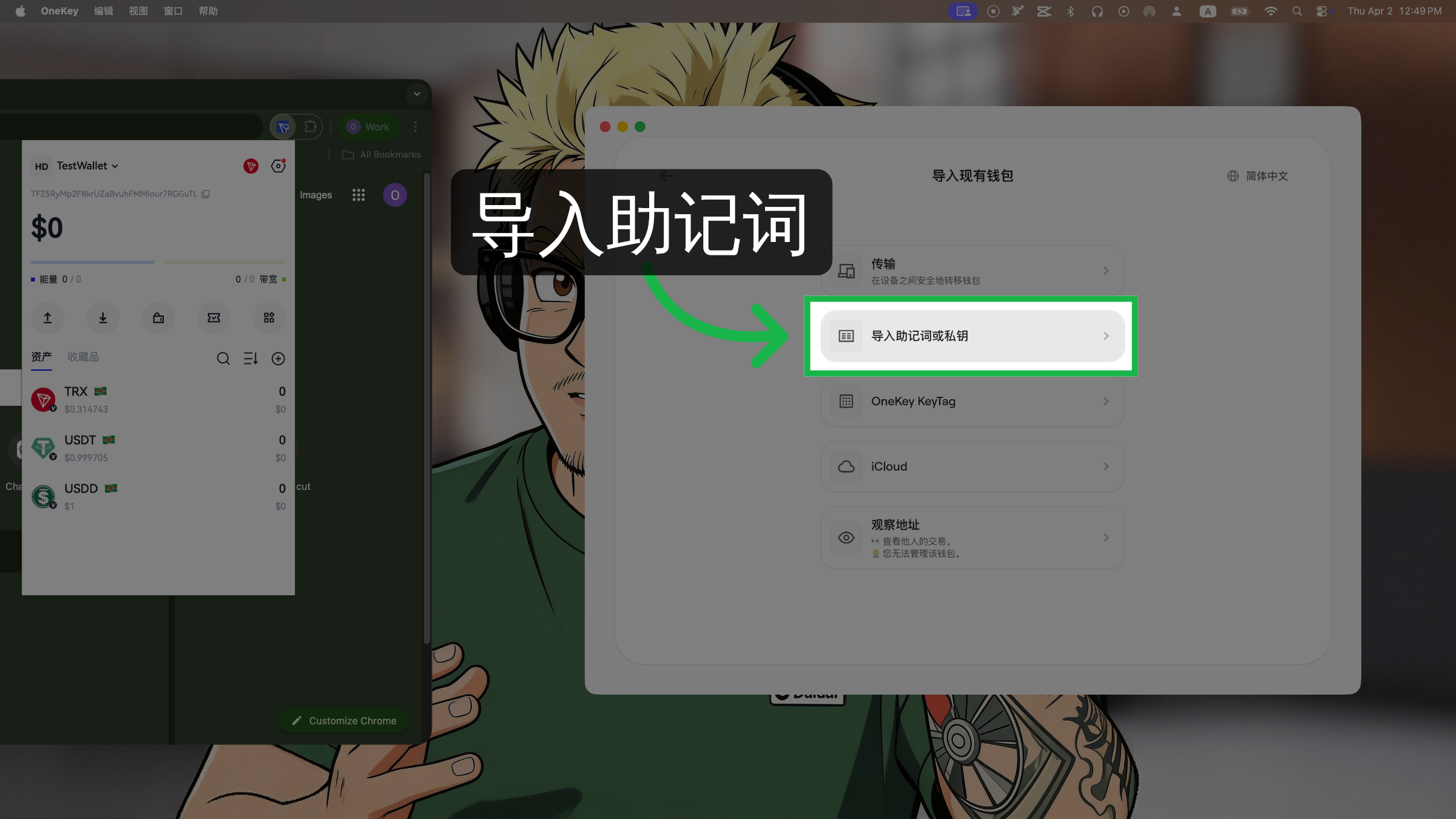 选择导入方式